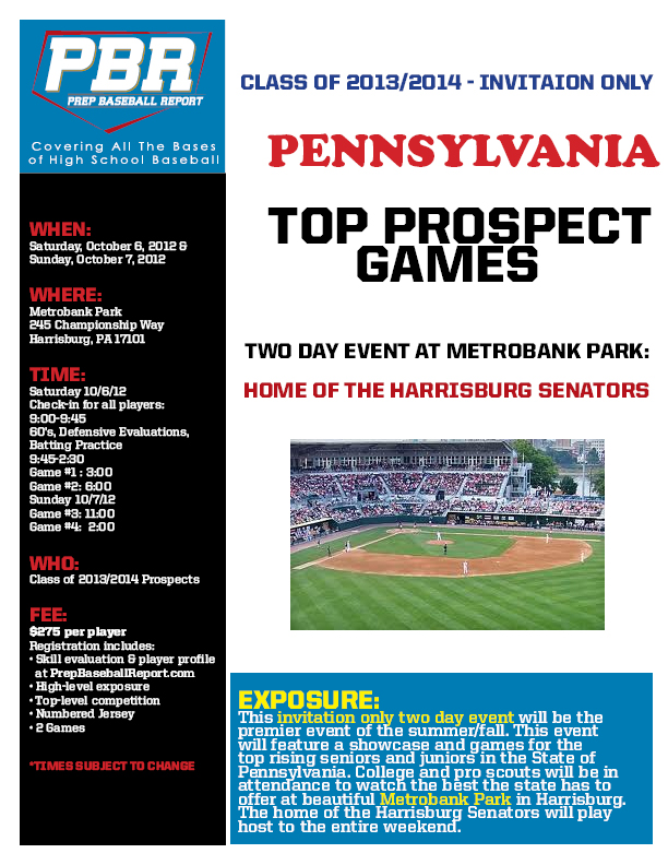 PA Top Prospect Games 10-6-12